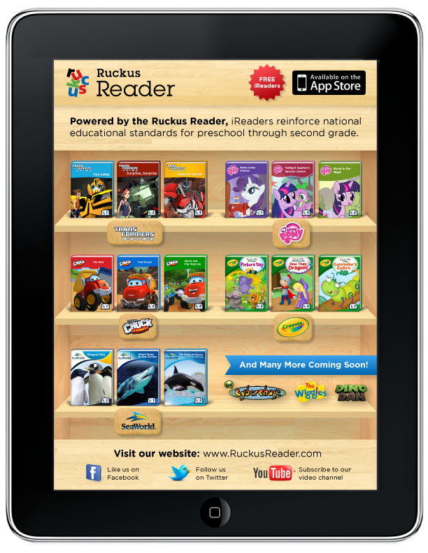Ruckus Reader Launch iReaders Ruckus Reader Launch iReaders