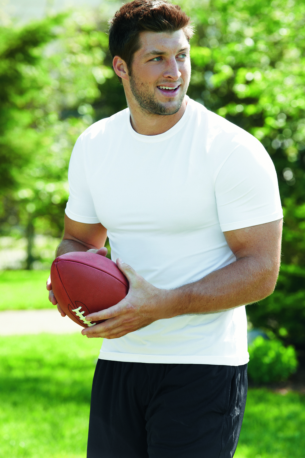 Tim Tebow in Jockey practicing at Jockey HQ in Kenosha, WI Tim Tebow in Jockey practicing at Jockey HQ in Kenosha, WI