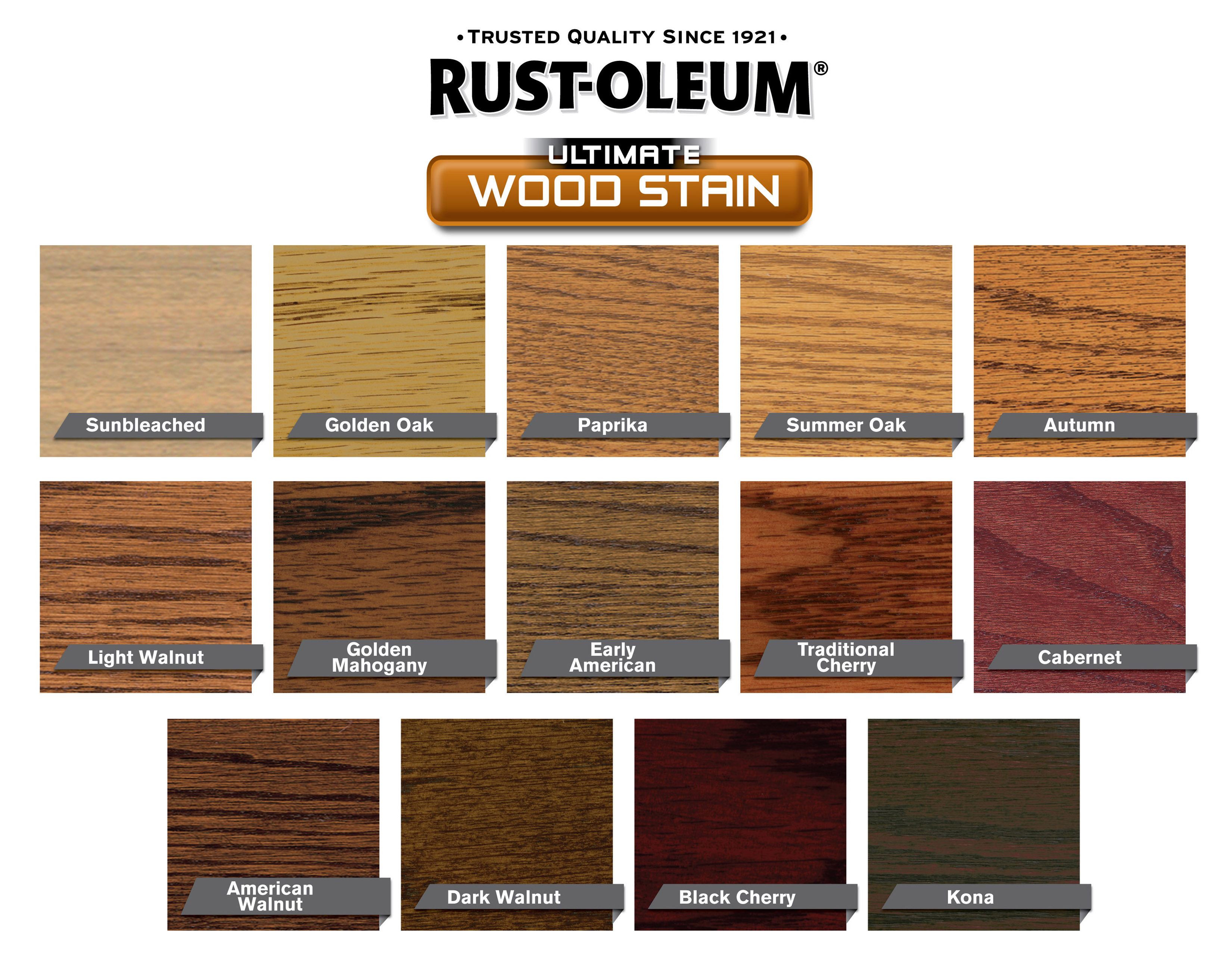 Wood Stain Interior Wood Stain Colours Chart