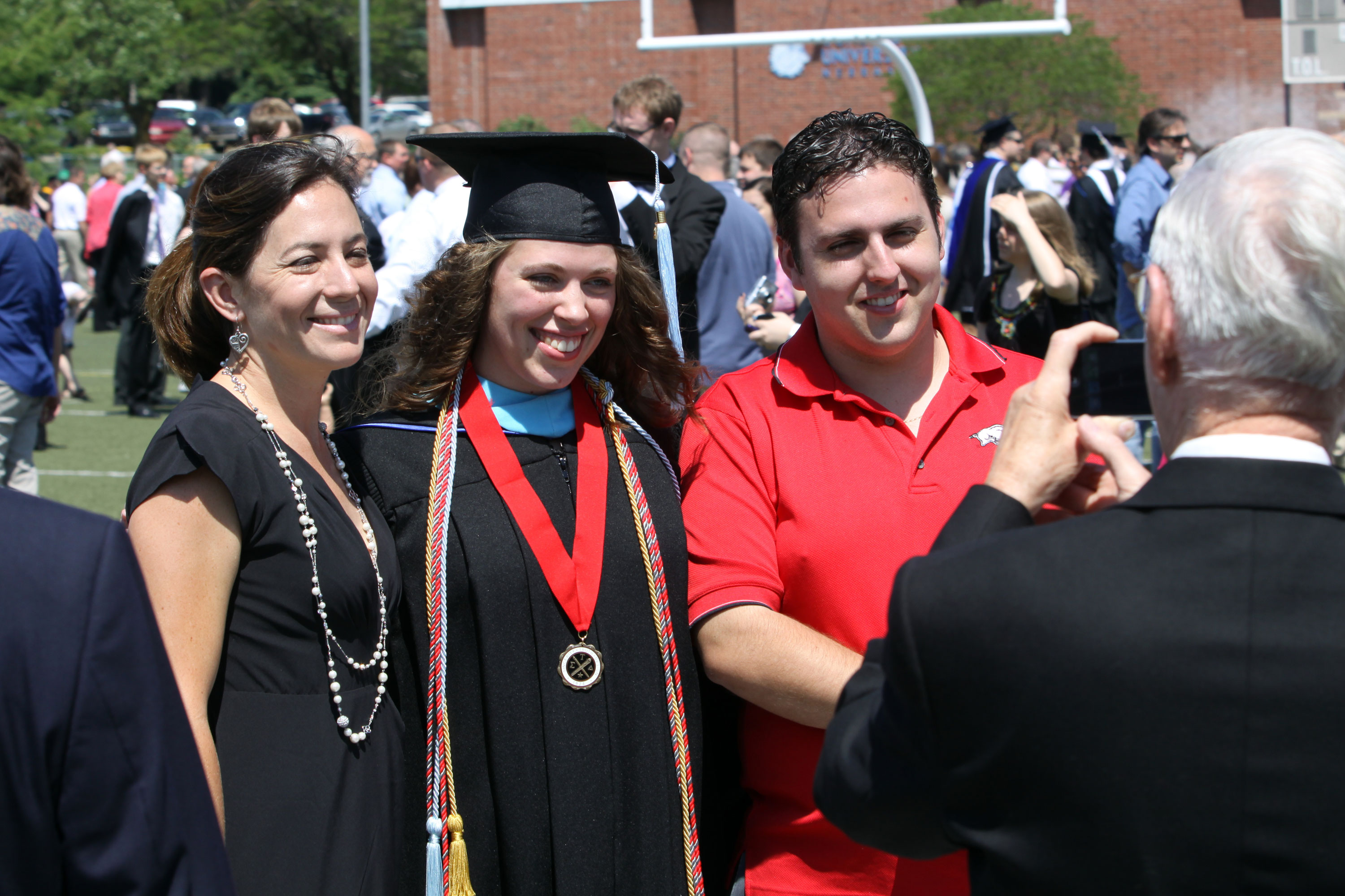 Dorothy Avery, one of Concordia University, Nebraska's 585 graduates, poses with family after commencement. Dorothy Avery, one of Concordia University, Nebraska's 585 graduates, poses with family after commencement.