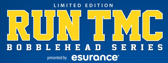The Run-TMC Bobblehead series, presented by Esurance, is part of the Warriors season-long celebration of 50 seasons in the Bay Area. The Run-TMC Bobblehead series, presented by Esurance, is part of the Warriors season-long celebration of 50 seasons in the Bay Area.