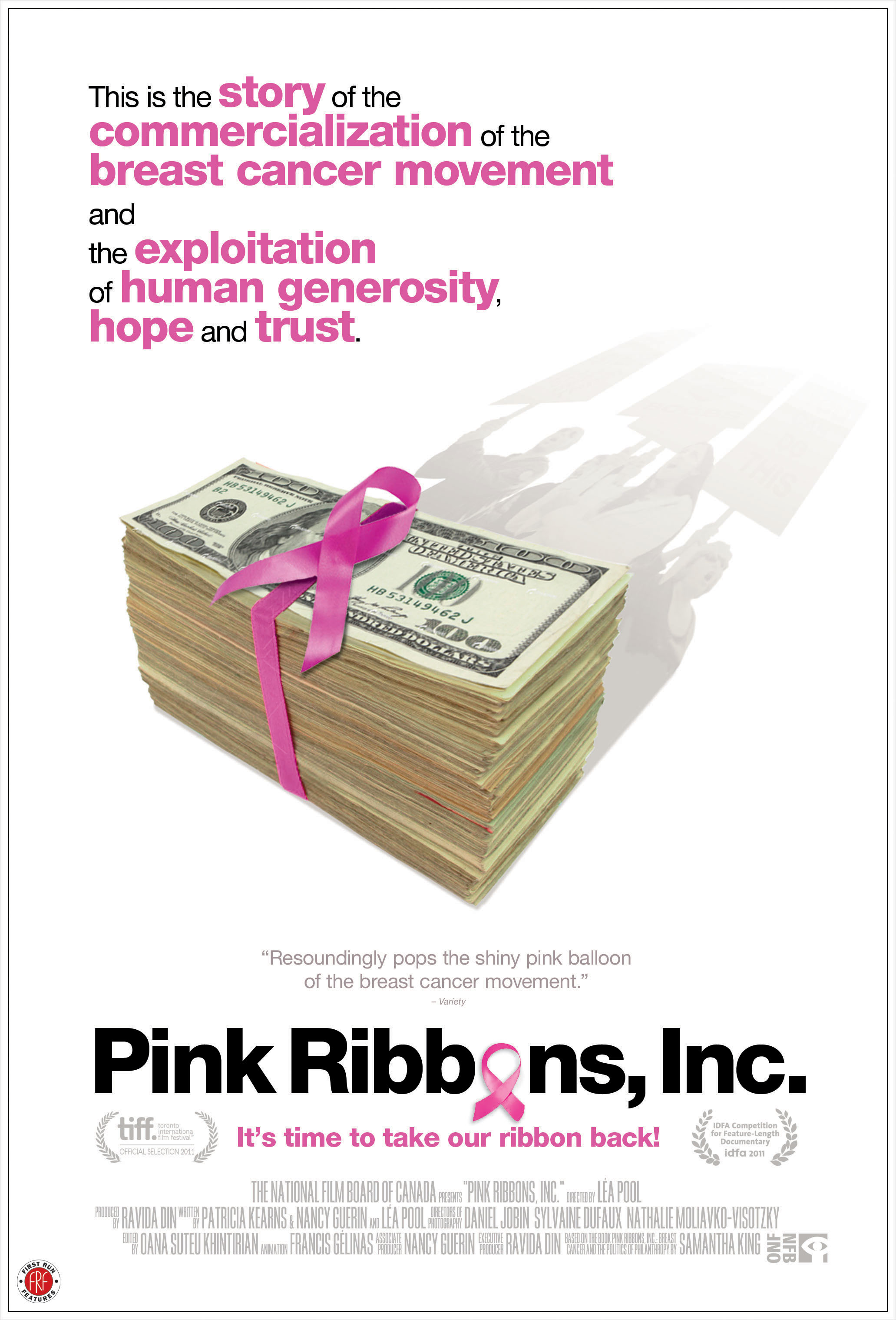 Official Pink Ribbons, Inc. poster Official Pink Ribbons, Inc. poster