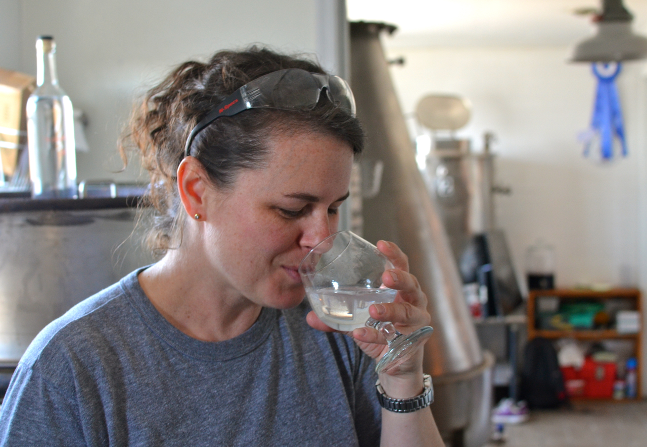 Dogfish Head's Alison Schrader has studied distilling at the world-class Siebel Institute of Technology. Dogfish Head's Alison Schrader has studied distilling at the world-class Siebel Institute of Technology.