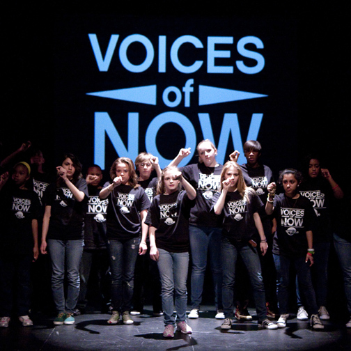 A performance during the 2011 Voices of Now festival at Arena Stage. Photo by Scott Suchman. A performance during the 2011 Voices of Now festival at Arena Stage. Photo by Scott Suchman.
