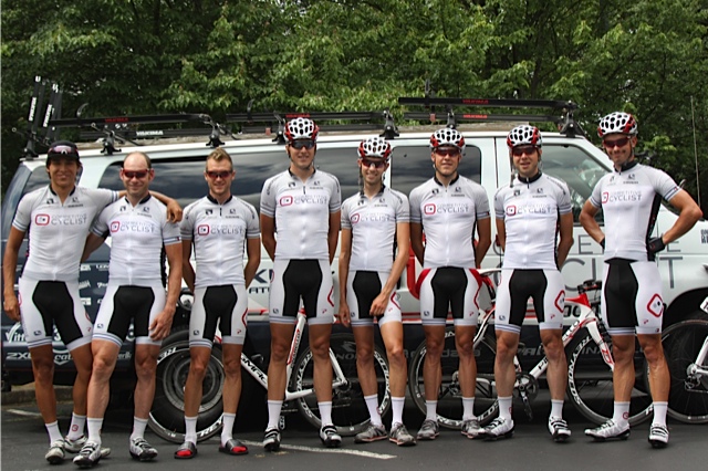 The Competitive Cyclist Racing Team at the USA Cycling Pro Championships. Photo credit: Barbara Dowd. The Competitive Cyclist Racing Team at the USA Cycling Pro Championships. Photo credit: Barbara Dowd.
