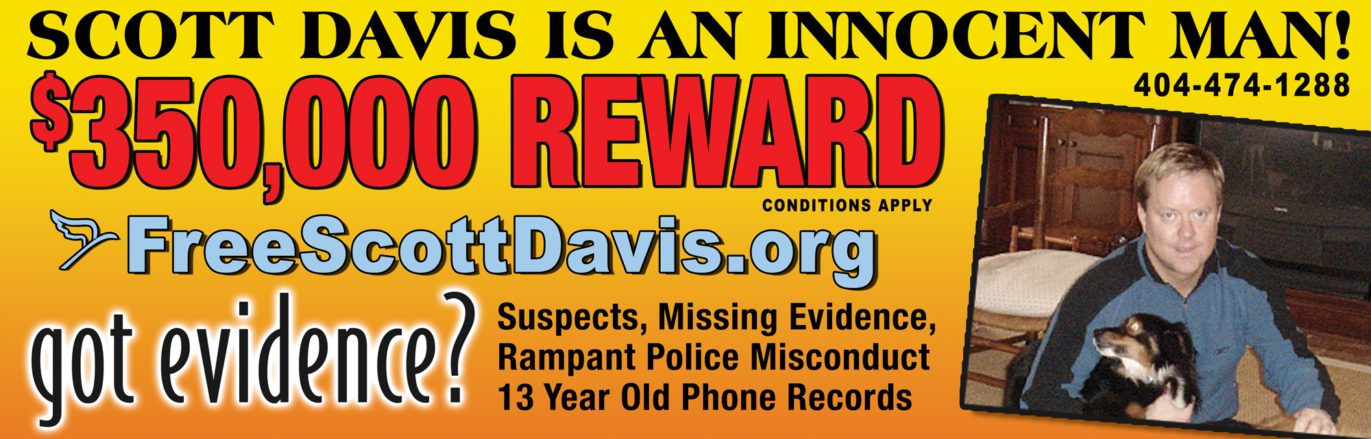 Scott Davis is appealing his 2006 murder conviction. Scott Davis is appealing his 2006 murder conviction.