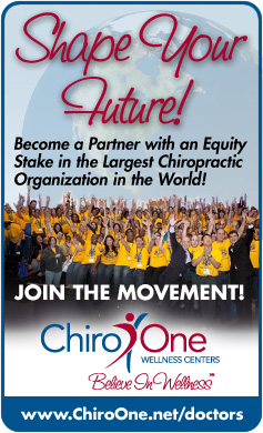 Shape your future! Chiro One Wellness Centers is looking for students and DCs to fill immediate job openings in Chicagoland and Texas. Shape your future! Chiro One Wellness Centers is looking for students and DCs to fill immediate job openings in Chicagoland and Texas.