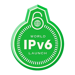 Anyone who would like to show support for the global deployment of IPv6 is encouraged to download and use the World IPv6 Launch badges. Join the cause and spread the word. Download or embed this launch badge to show your support and raise awareness. Anyone who would like to show support for the global deployment of IPv6 is encouraged to download and use the World IPv6 Launch badges. Join the cause and spread the word. Download or embed this launch badge to show your support and raise awareness.