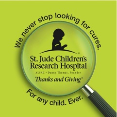 St. Jude Children's Research Hospitalr Thanks and Givingr campaign logo St. Jude Children's Research Hospitalr Thanks and Givingr campaign logo