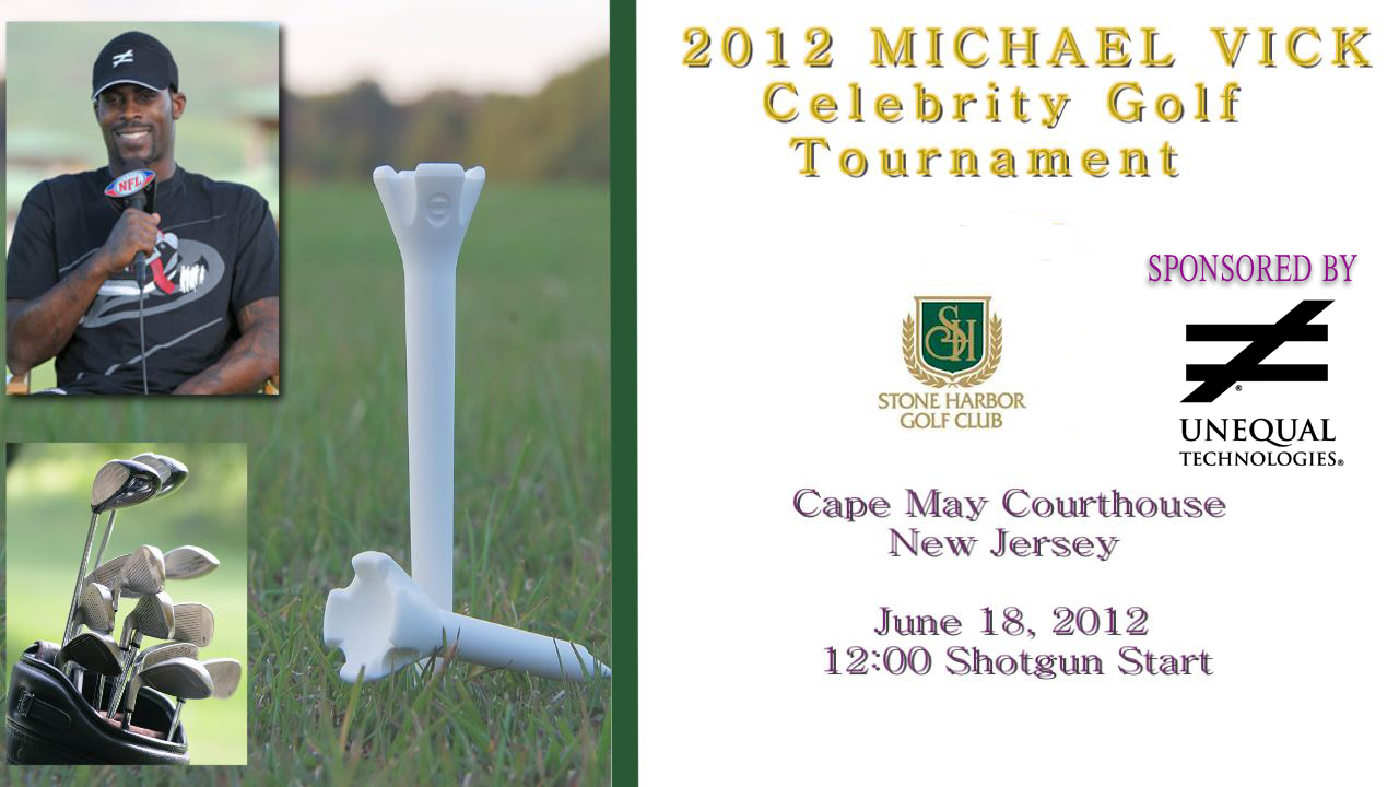 Celebrities will gather this coming Monday, June 18th at Stone Harbor Golf Club for friendly competition and to raise funds for a great cause, the Boys & Girls Clubs of Newport News and Philadelphia, at the inaugural Michael Vick Celebrity Golf Tournament, presented by Unequal Technologies. The Philadelphia Eagles' quarterback, who is an avid golfer in the offseason, will host and play in the event. Expected celebrity guests include past and current pro football players as well as local celebrities and sports figures from the Philadelphia region. Proceeds benefit the Boys & Girls Clubs of Newport News, Virginia (Vick's hometown) and Philadelphia.
Celebrities will gather this coming Monday, June 18th at Stone Harbor Golf Club for friendly competition and to raise funds for a great cause, the Boys & Girls Clubs of Newport News and Philadelphia, at the inaugural Michael Vick Celebrity Golf Tournament, presented by Unequal Technologies. The Philadelphia Eagles' quarterback, who is an avid golfer in the offseason, will host and play in the event. Expected celebrity guests include past and current pro football players as well as local celebrities and sports figures from the Philadelphia region. Proceeds benefit the Boys & Girls Clubs of Newport News, Virginia (Vick's hometown) and Philadelphia.