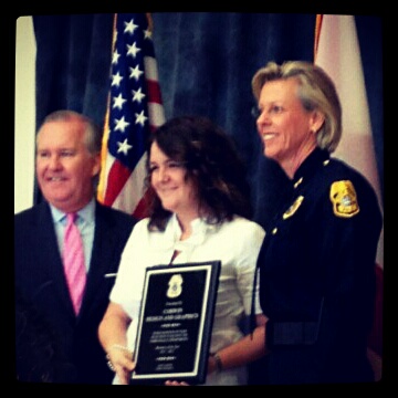 Tampa Mayor Bob Buckhorn & Chief Jane Castor award Corwin Design & Graphics Corporation Tampa Business of the Year. Tampa Mayor Bob Buckhorn & Chief Jane Castor award Corwin Design & Graphics Corporation Tampa Business of the Year.