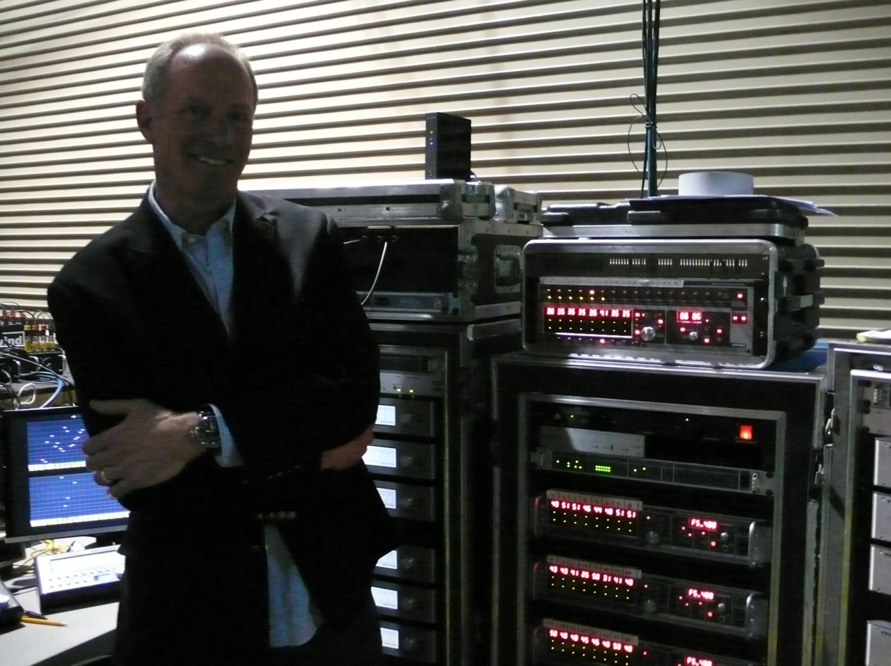 Aphex CEO David Wiener backstage at the 2012 Grammy Awards Aphex CEO David Wiener backstage at the 2012 Grammy Awards