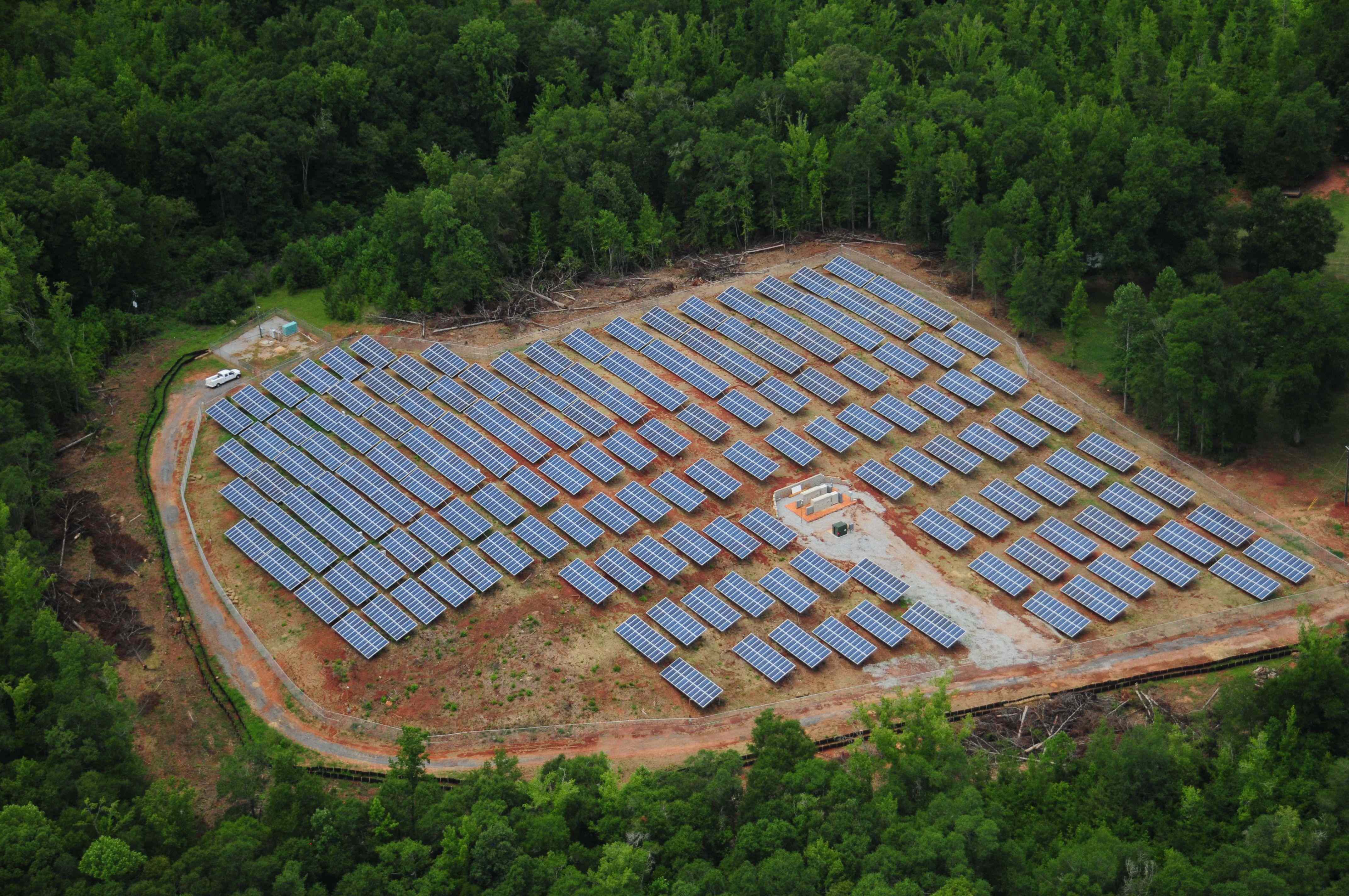 The Rocky Creek Solar Farm, built by Radiance Solar and Cantsink Manufacturing, became operational on June 14 and is now providing enough power to supply the electrical needs of approximately 300 homes. The Rocky Creek Solar Farm, built by Radiance Solar and Cantsink Manufacturing, became operational on June 14 and is now providing enough power to supply the electrical needs of approximately 300 homes.