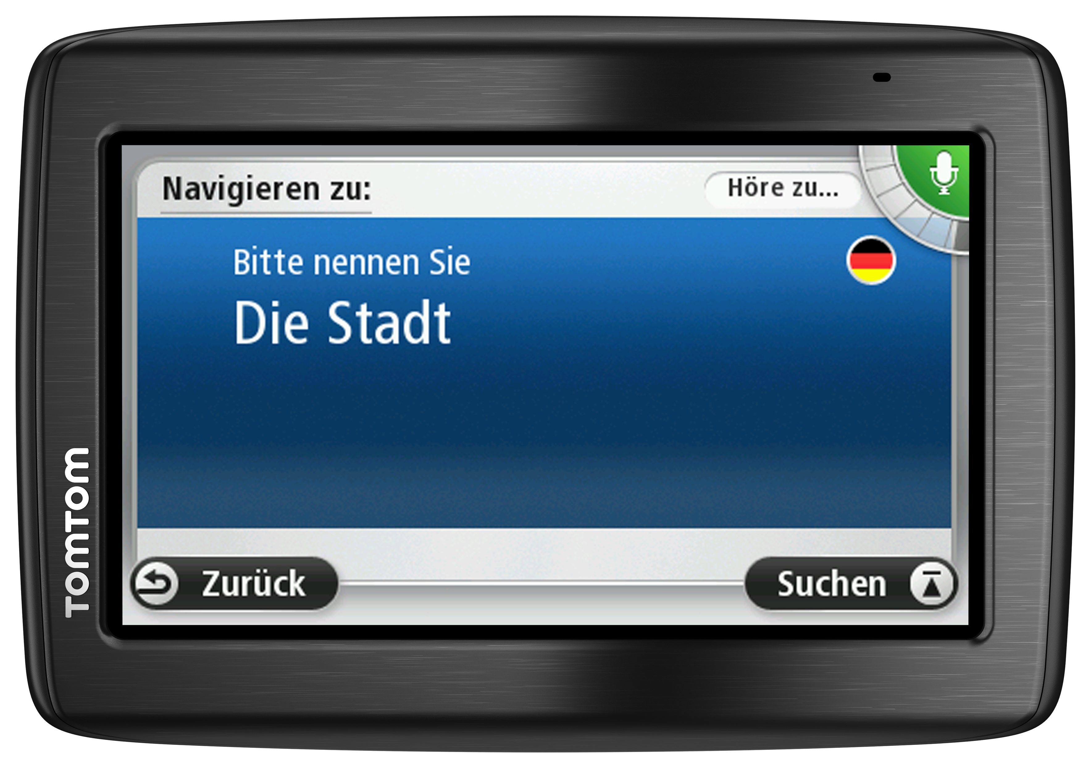 Autofahrer können den TomTom Via 130 dank TomTom Speak & Go auf Wunsch ausschließlich mit ihrer Stimme bedienen sowie Telefonate über die Freisprecheinrichtung einleiten. Autofahrer können den TomTom Via 130 dank TomTom Speak & Go auf Wunsch ausschließlich mit ihrer Stimme bedienen sowie Telefonate über die Freisprecheinrichtung einleiten.