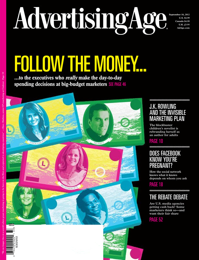 September 10th cover of Advertising Age. September 10th cover of Advertising Age.