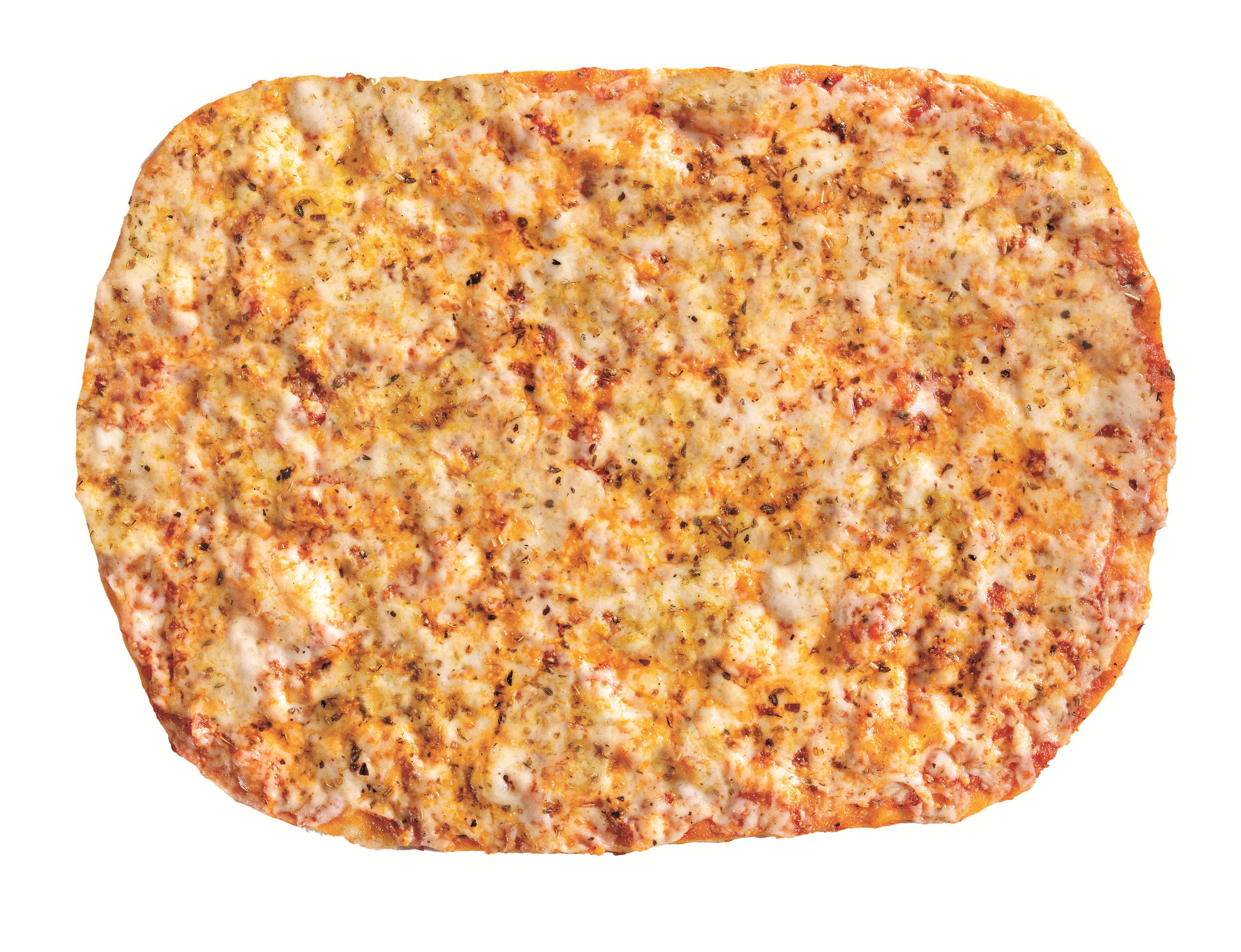 The Meltdown, made with Parmesan, Romano and mozzarella cheeses with signature Italiano sauce topped with an oregano seasoning blend on a thin, crisp Italiano crust. The Meltdown, made with Parmesan, Romano and mozzarella cheeses with signature Italiano sauce topped with an oregano seasoning blend on a thin, crisp Italiano crust.