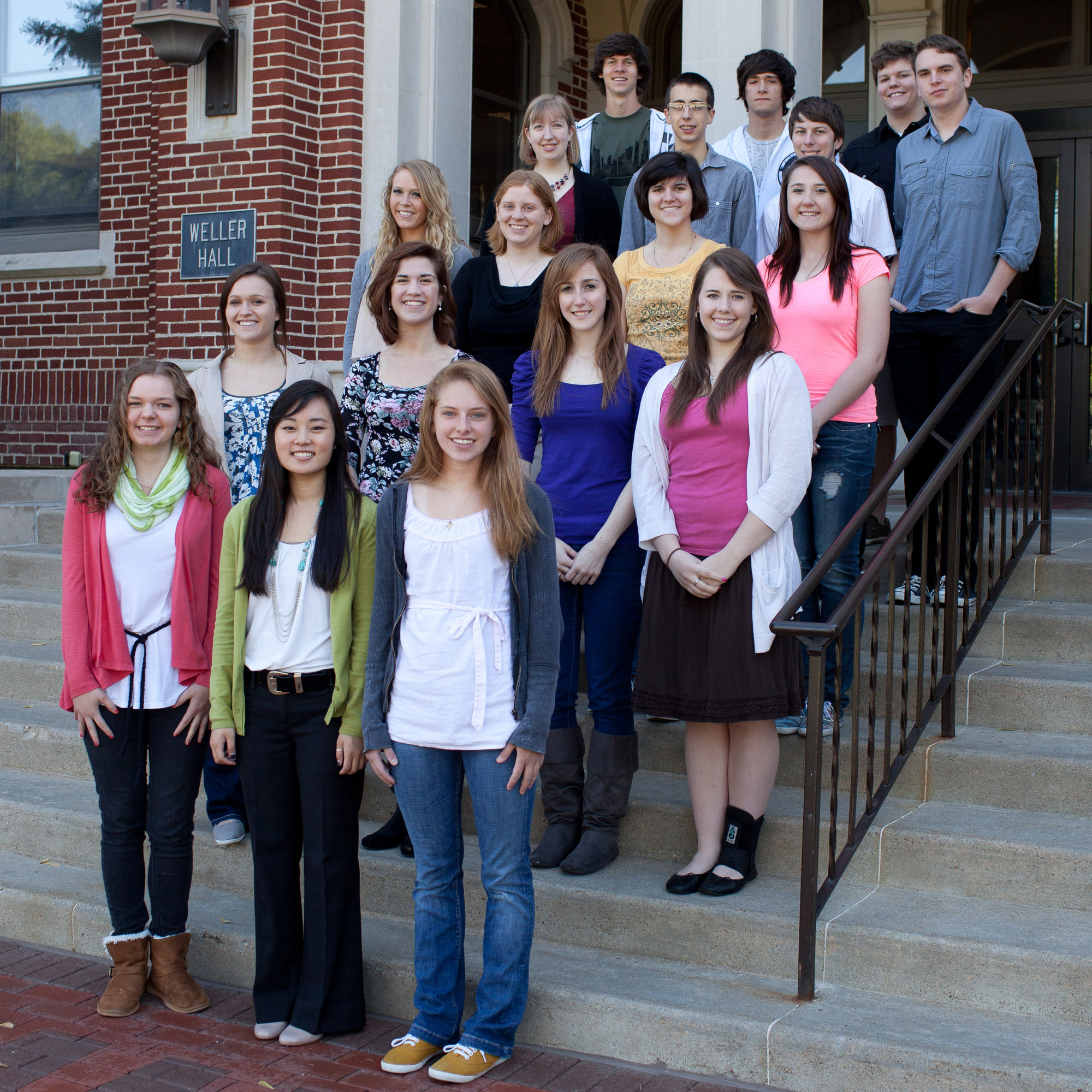 Concordia's art department award recipients include (row 1, l-r) Alyssa Wilson, Leah Eklof, Grace Hollenbeck, (row 2, l-r) Elise Ortmeier, Mary Masur, Crystal Bauer, Jessica Wagner, (row 3, l-r) Jennifer Smith, Brittany Becker, Laura Kresha, Jenelle Hallaert, (row 4, l-r) Hayley Koeritz, Luke Riley, Josh Duncan, Micah Hollenbeck, (row 5, l-r) Dane Stahr, Brandon Ramos and Luke Wohlgemuth
Concordia's art department award recipients include (row 1, l-r) Alyssa Wilson, Leah Eklof, Grace Hollenbeck, (row 2, l-r) Elise Ortmeier, Mary Masur, Crystal Bauer, Jessica Wagner, (row 3, l-r) Jennifer Smith, Brittany Becker, Laura Kresha, Jenelle Hallaert, (row 4, l-r) Hayley Koeritz, Luke Riley, Josh Duncan, Micah Hollenbeck, (row 5, l-r) Dane Stahr, Brandon Ramos and Luke Wohlgemuth