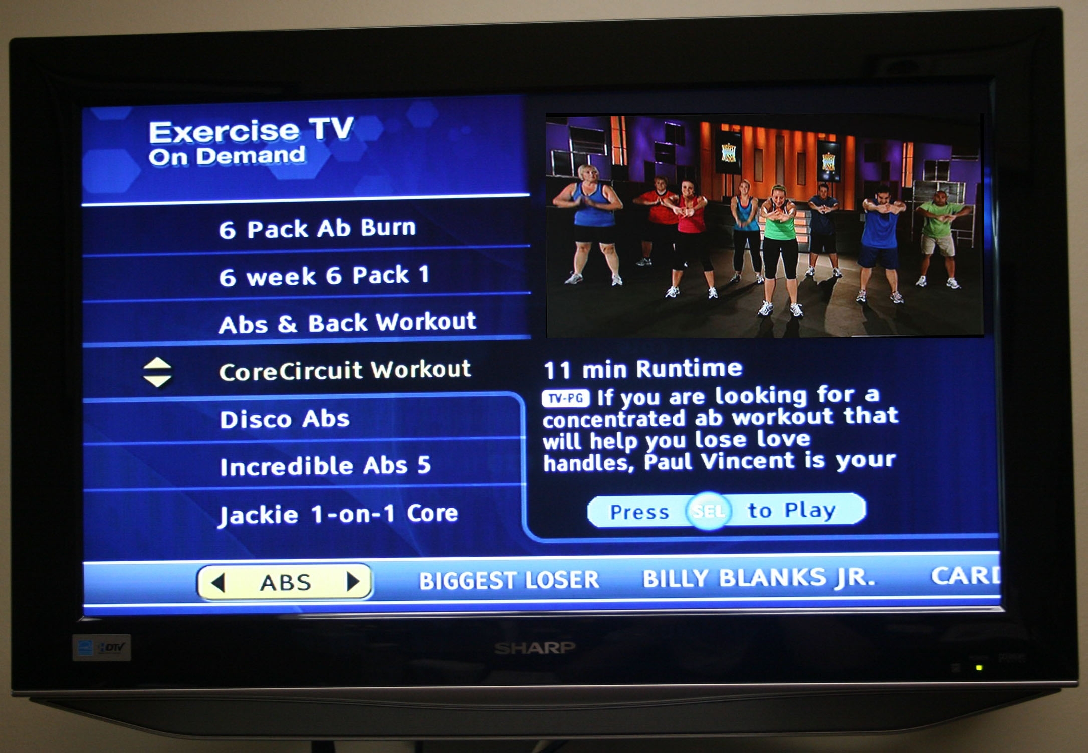 GET IN SHAPE WITH EXERCISE TV ON DEMAND