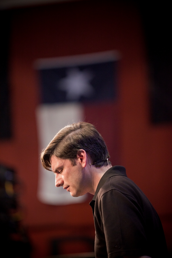 Will Graham at Gainesville High School during the Red River Will Graham Celebration. Will Graham at Gainesville High School during the Red River Will Graham Celebration.