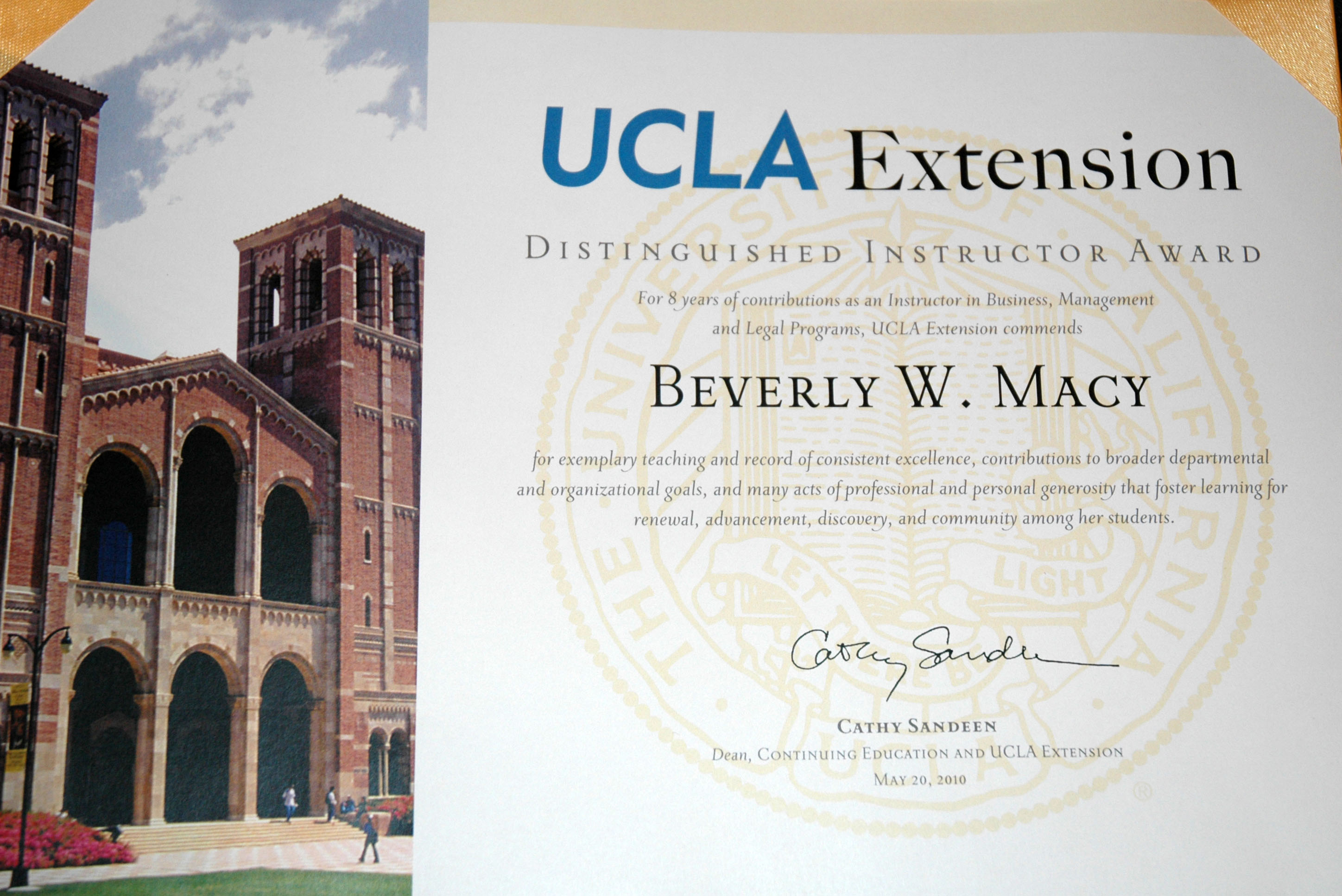 Ucla Certificate Templates