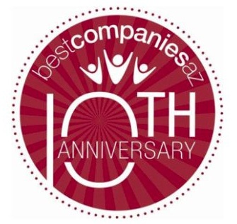 BestCompaniesAZ celebrates 10 years of identifying, developing and promoting the Best Companies in Arizona. http://www.bestcompaniesaz.com BestCompaniesAZ celebrates 10 years of identifying, developing and promoting the Best Companies in Arizona. http://www.bestcompaniesaz.com