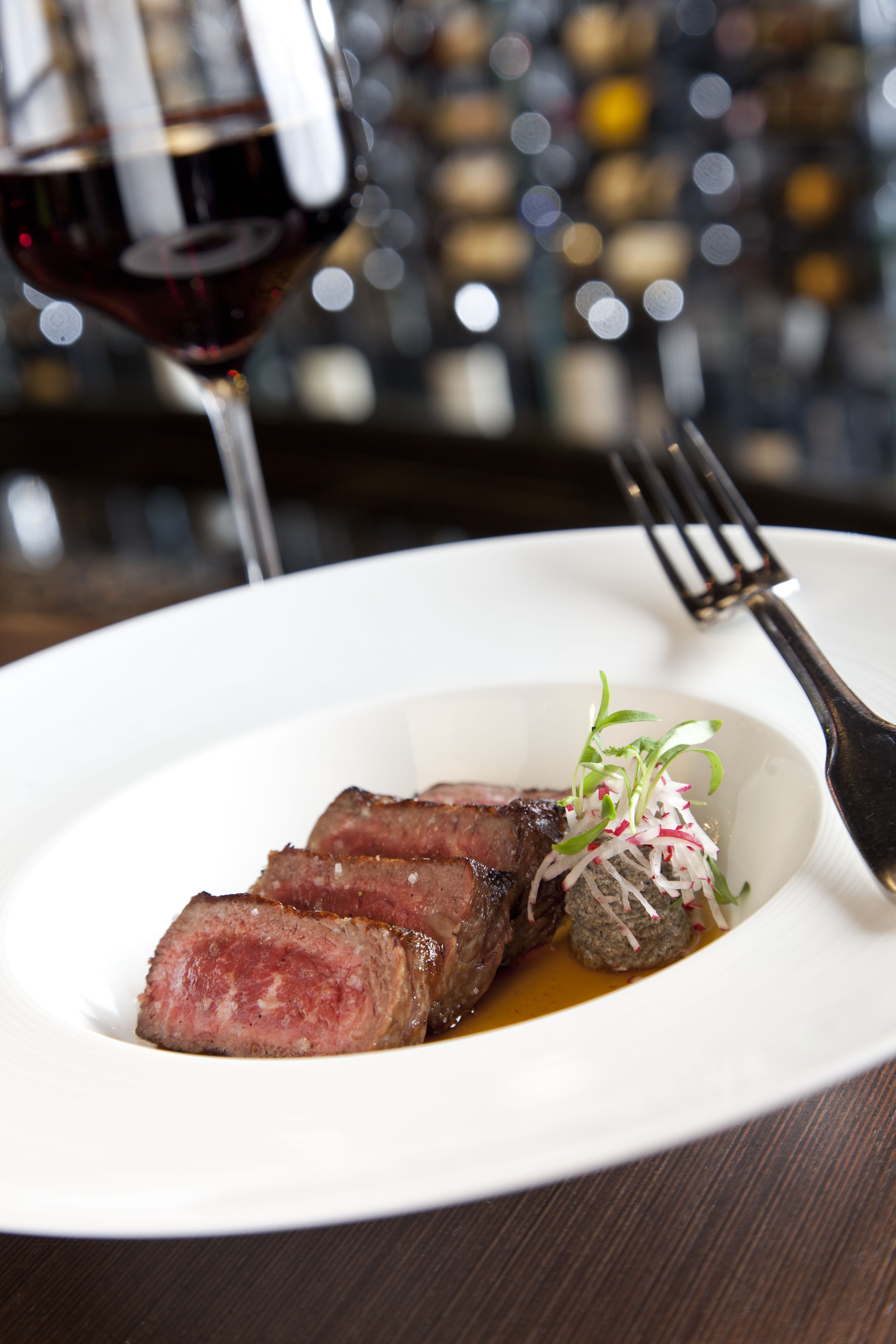 Jean Georges Steakhouse - 21 Day Dry Aged Grilled Angus 300 NY Strip Jean Georges Steakhouse - 21 Day Dry Aged Grilled Angus 300 NY Strip