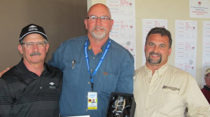 INNOVATIVE EXCELLENCE - Jim Dinan, president of SMACNA Arizona, presents Scott Bohlman and Mike Tucci of Dynamic Systems, Inc. with SMACNA Arizona's Annual Innovation Award.
INNOVATIVE EXCELLENCE - Jim Dinan, president of SMACNA Arizona, presents Scott Bohlman and Mike Tucci of Dynamic Systems, Inc. with SMACNA Arizona's Annual Innovation Award.