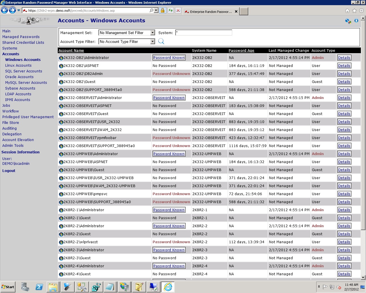 Known Password Discovery Feature in Enterprise Random Password Manager Known Password Discovery Feature in Enterprise Random Password Manager