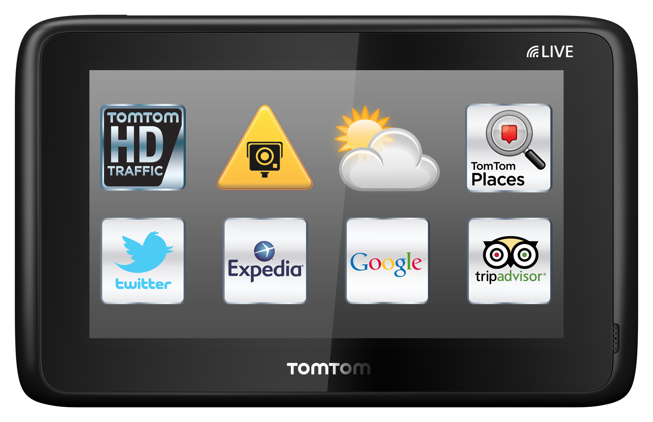 Zahlreiche Tests haben bestätigt, dass Nutzer mit dem Echtzeit-Verkehrsinformationsdienst TomTom HD Traffic schneller als alle anderen Autofahrer an ihr Ziel kommen. Mit den neuen TomTom Search & Go Services finden Familien unterwegs zudem stets die besten Zwischenstopps und Sonderziele wie Restaurants oder Spielplätze auf ihrem Weg. Zahlreiche Tests haben bestätigt, dass Nutzer mit dem Echtzeit-Verkehrsinformationsdienst TomTom HD Traffic schneller als alle anderen Autofahrer an ihr Ziel kommen. Mit den neuen TomTom Search & Go Services finden Familien unterwegs zudem stets die besten Zwischenstopps und Sonderziele wie Restaurants oder Spielplätze auf ihrem Weg.
