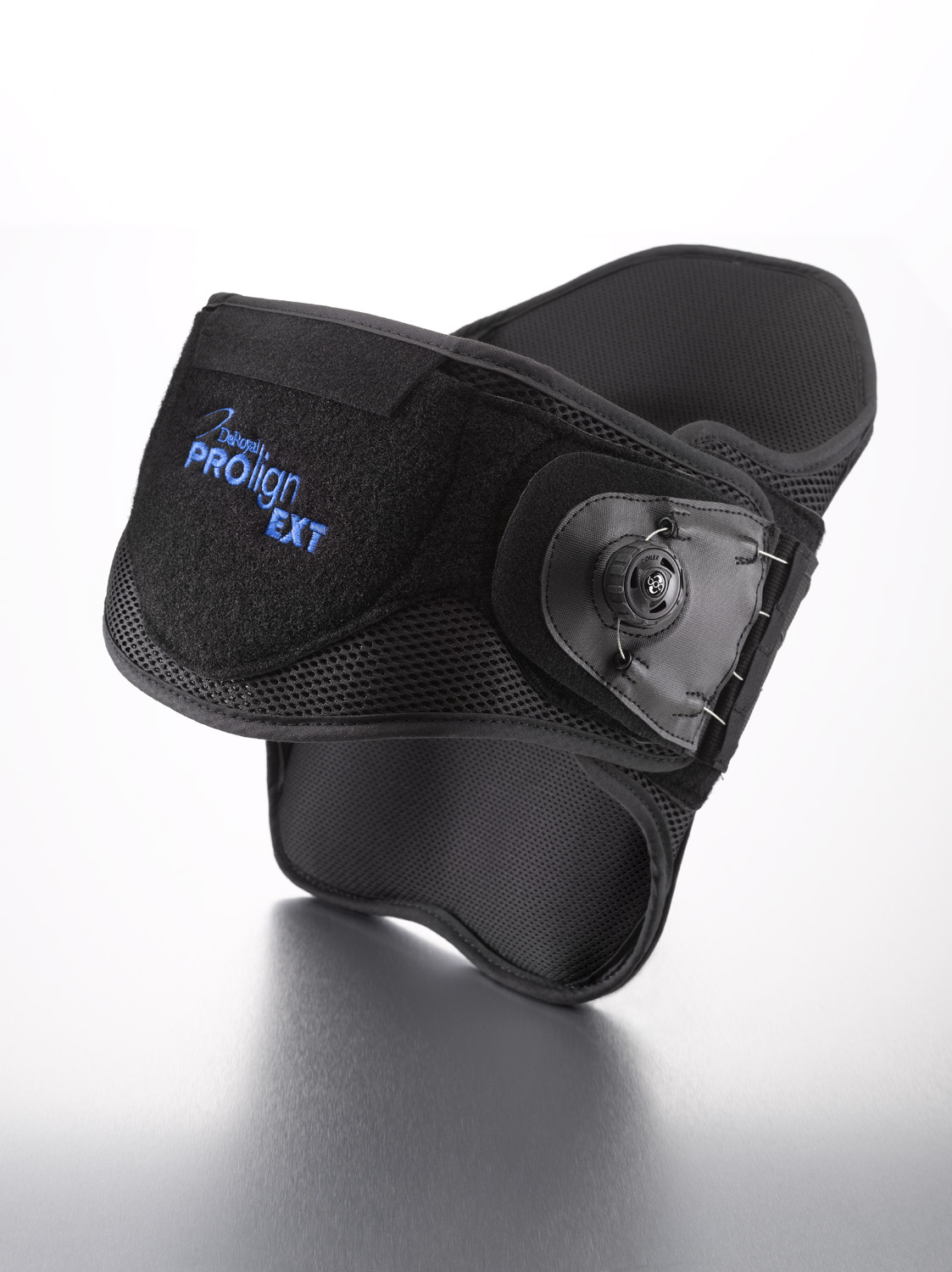 The DeRoyal Prolign back brace featuring the Boa Closure System. The DeRoyal Prolign back brace featuring the Boa Closure System.