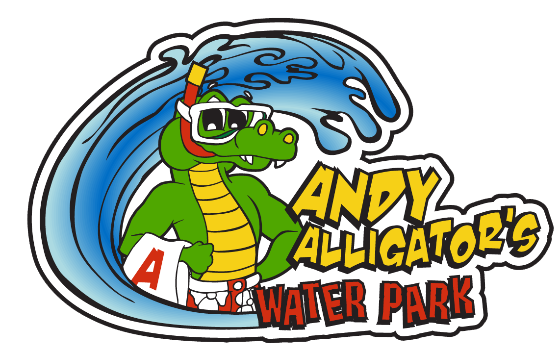 Andy Alligator's Water Park Logo