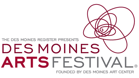 The new Des Moines Arts Festival r logo. The new Des Moines Arts Festival r logo.
