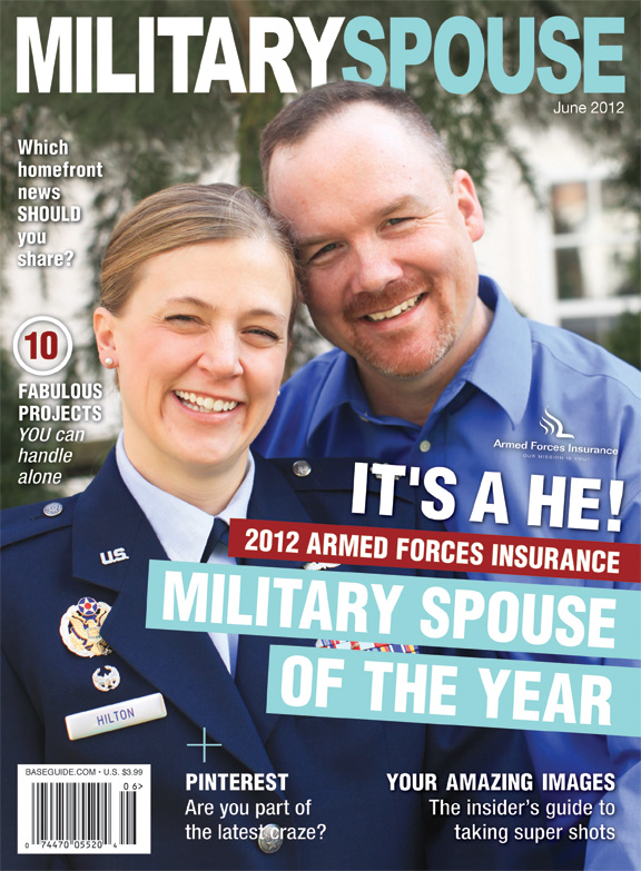 Jeremy Hilton, 2012 Military Spouse of the Year with wife Renae. Jeremy is the first man to win the prestigious title. Jeremy Hilton, 2012 Military Spouse of the Year with wife Renae. Jeremy is the first man to win the prestigious title.